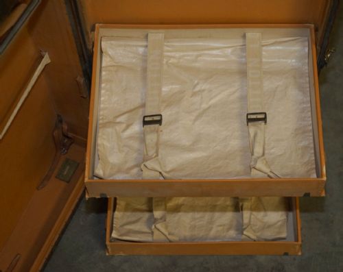 RRP 55000 FULLY RESTORED ANTIQUE LOUIS VUITTON STAMPED MONOGRAM WARDROBE TRUNK - ADDITIONAL PHOTO 21