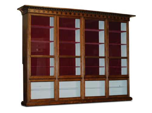 28 X 39 METER ANTIQUE SAMUEL PEPYS 1666 STYLE LIBRARY BOOKCASE PART OF SUITE - ADDITIONAL PHOTO 18