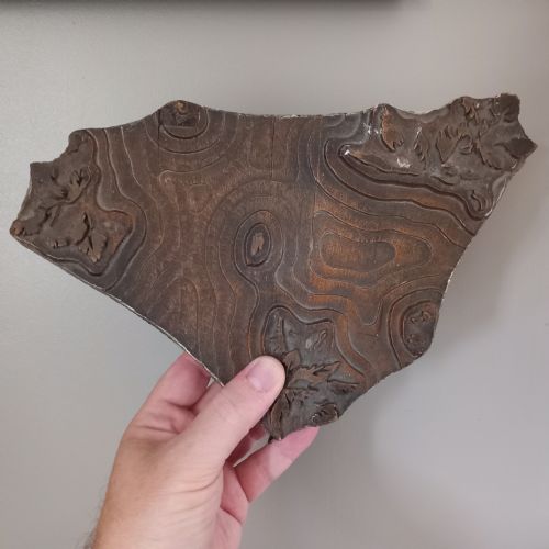 liberty co wooden printing block - CATEGORY: ANTIQUE MISCELLANEOUS - DATED SELECT