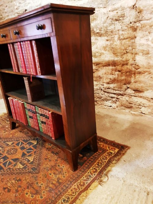 REGENCY ROSEWOOD OPEN BOOKCASE - ADDITIONAL PHOTO 2