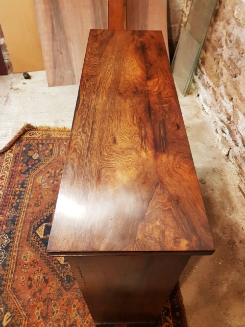REGENCY ROSEWOOD OPEN BOOKCASE - ADDITIONAL PHOTO 3