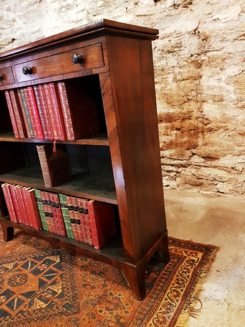 REGENCY ROSEWOOD OPEN BOOKCASE - ADDITIONAL PHOTO 5