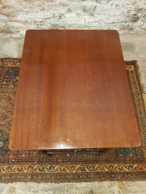EDWARDIAN MAHOGANY LAMP TABLE - ADDITIONAL PHOTO 11