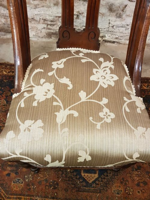 VICTORIAN MAHOGANY DESK CHAIR - ADDITIONAL PHOTO 3