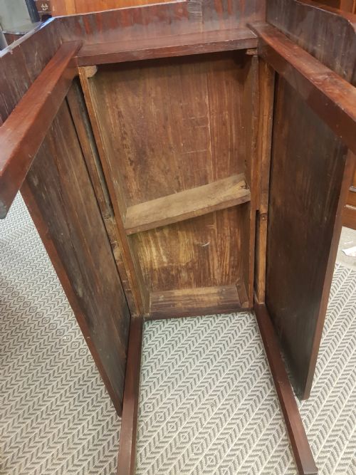 GEORGIAN MAHOGANY DROP LEAF DINNING TABLE - ADDITIONAL PHOTO 7