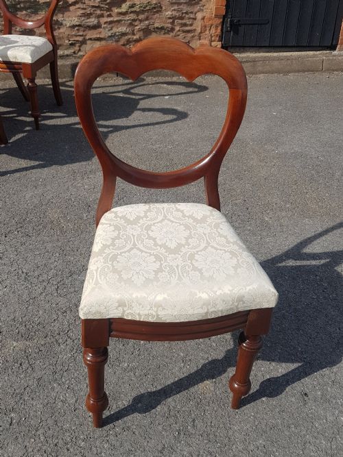 SET OF SIX VICTORIAN MAHOGANY CHAIRS - ADDITIONAL PHOTO 2