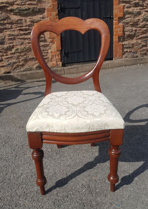 SET OF SIX VICTORIAN MAHOGANY CHAIRS - ADDITIONAL PHOTO 3