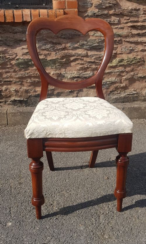SET OF SIX VICTORIAN MAHOGANY CHAIRS - ADDITIONAL PHOTO 7