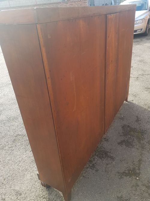 WILLIAM THE FOURTH MAHOGANY DOUBLE OPENED BOOKCASE - ADDITIONAL PHOTO 8