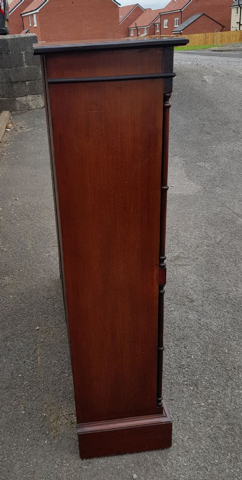 VICTORIAN MAHOGANY CHIPPENDALE STYLE BOOKCASE - ADDITIONAL PHOTO 4