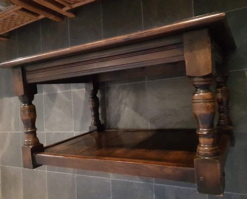 1920S OAK PERIOD STYLE COFFEE TABLE - ADDITIONAL PHOTO 1
