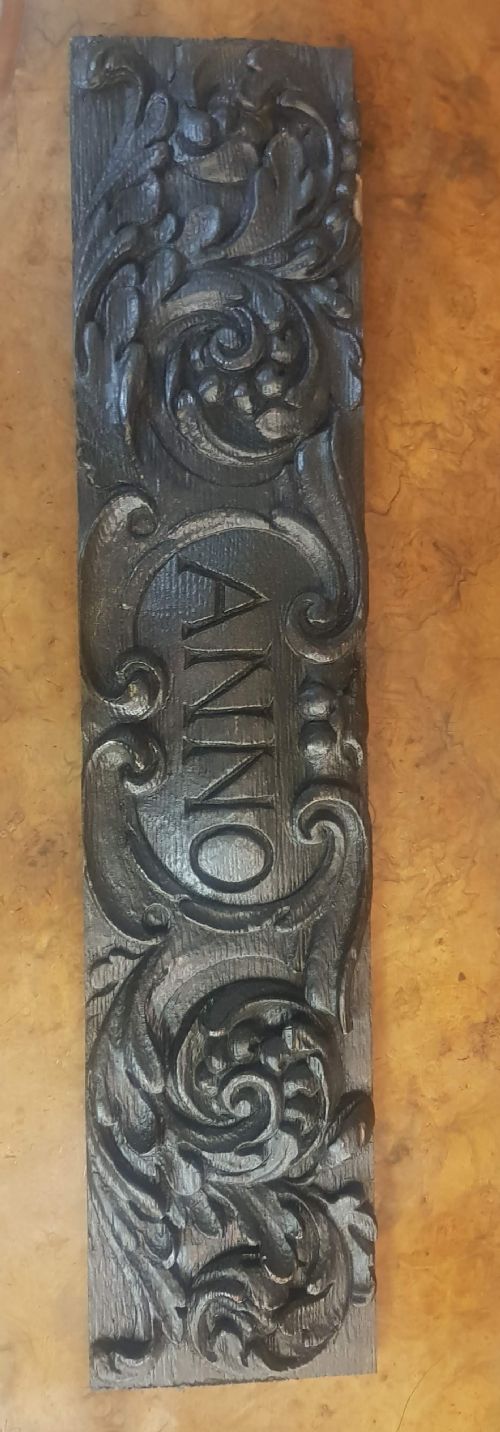 18TH CENTURY CARVED OAK PANEL - ADDITIONAL PHOTO 3