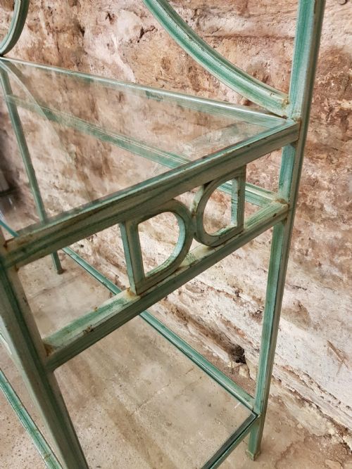 ART DECO GLASS AND METAL DISPLAY STAND FRENCH CICA 1930 - ADDITIONAL PHOTO 6