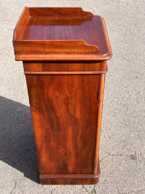 MAHOGANY BEDSIDE CABINET C1850 - ADDITIONAL PHOTO 6