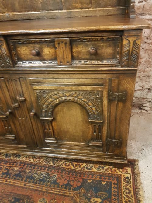 1920S PERIOD STYLE OAK DRESSER - ADDITIONAL PHOTO 1