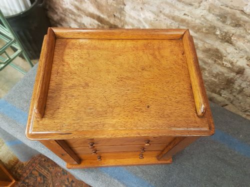 PAIR OF MINIATURE VICTORIAN WELLINGTON CHESTS - ADDITIONAL PHOTO 5