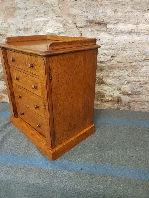 PAIR OF MINIATURE VICTORIAN WELLINGTON CHESTS - ADDITIONAL PHOTO 8