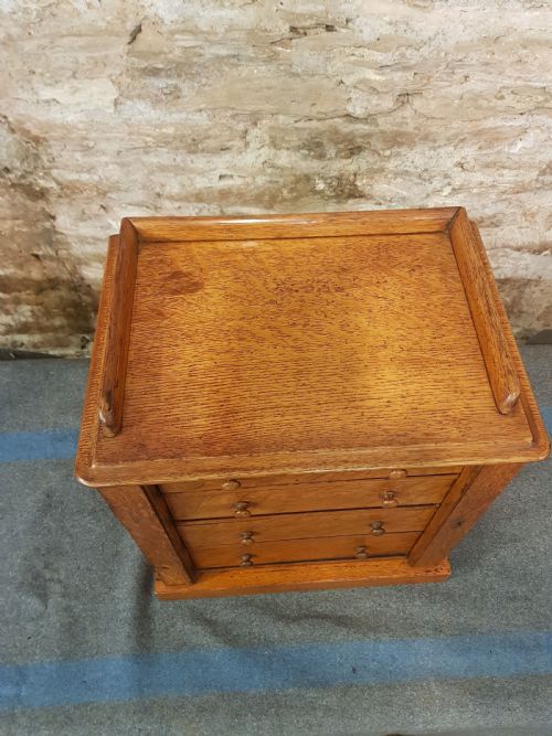 PAIR OF MINIATURE VICTORIAN WELLINGTON CHESTS - ADDITIONAL PHOTO 12