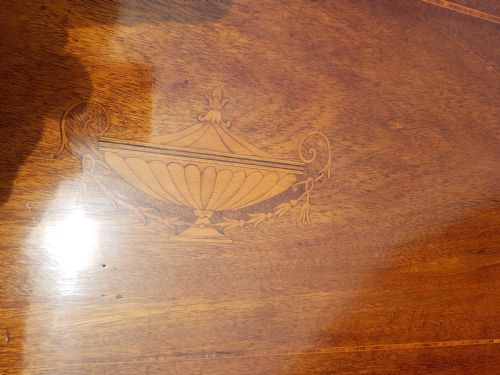 EDWARDIAN INLAID BUREAU - ADDITIONAL PHOTO 1