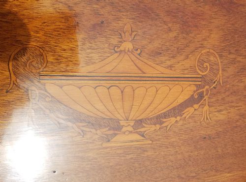EDWARDIAN INLAID BUREAU - ADDITIONAL PHOTO 6