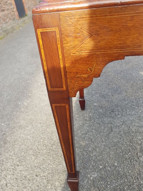 EDWARDIAN INLAID BUREAU - ADDITIONAL PHOTO 11