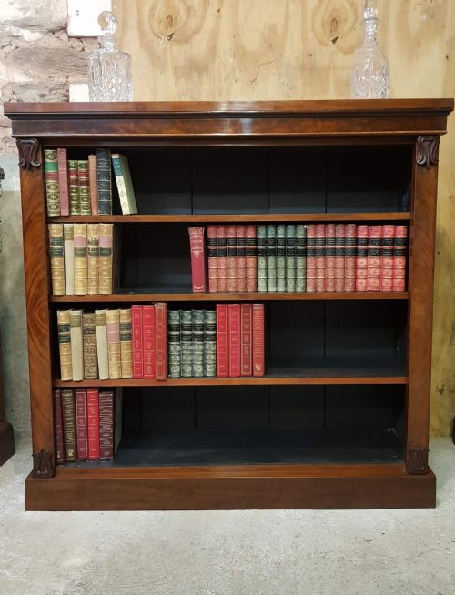 victorian mahogany bookcase - CATEGORY: ANTIQUE BOOKCASES - DATED VICTORIAN