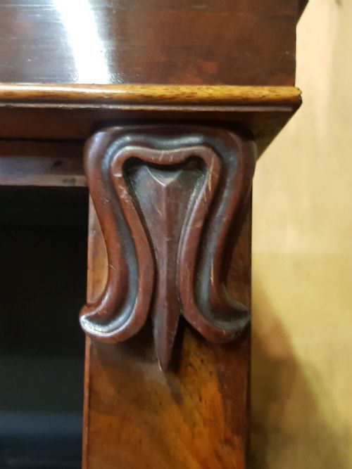 VICTORIAN MAHOGANY BOOKCASE - ADDITIONAL PHOTO 1
