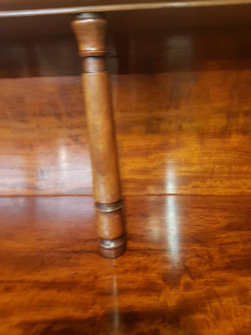 EARLY VICTORIAN MAHOGANY CHIFFONIER BOOKCASE - ADDITIONAL PHOTO 6