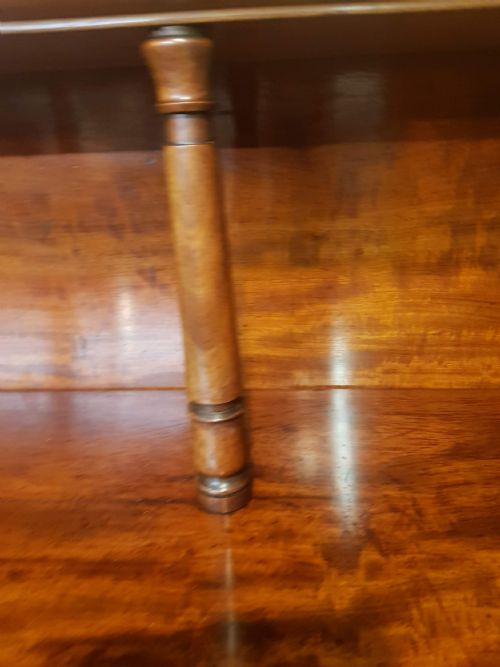 EARLY VICTORIAN MAHOGANY CHIFFONIER BOOKCASE - ADDITIONAL PHOTO 8