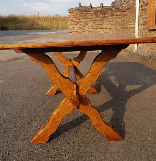 1920S OAK REFECTORY TABLE - ADDITIONAL PHOTO 2