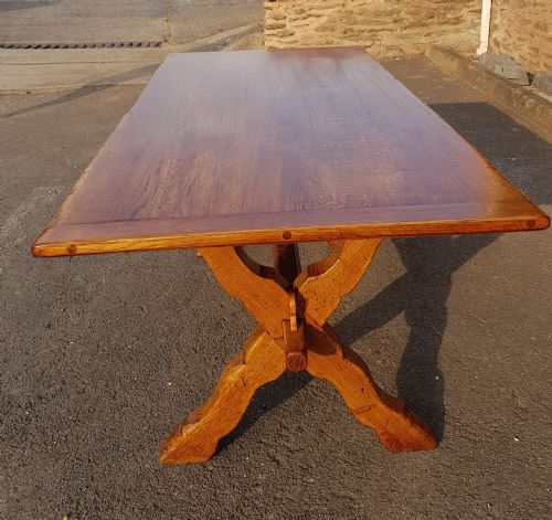 1920S OAK REFECTORY TABLE - ADDITIONAL PHOTO 3