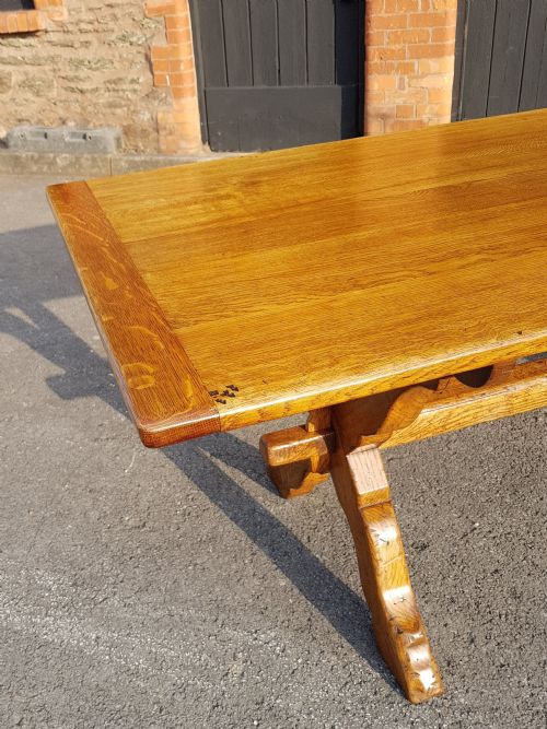 1920S OAK REFECTORY TABLE - ADDITIONAL PHOTO 4