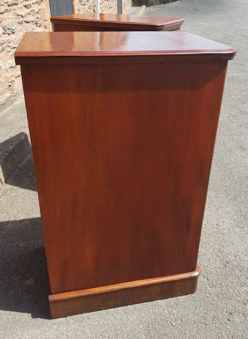 PAIR OF VICTORIAN MAHOGANY BEDSIDE CABINET - ADDITIONAL PHOTO 5