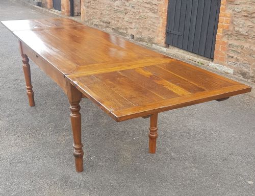 19 century french fruitwood farmhouse table - CATEGORY: ANTIQUE TABLES - DATED 19TH CENTURY