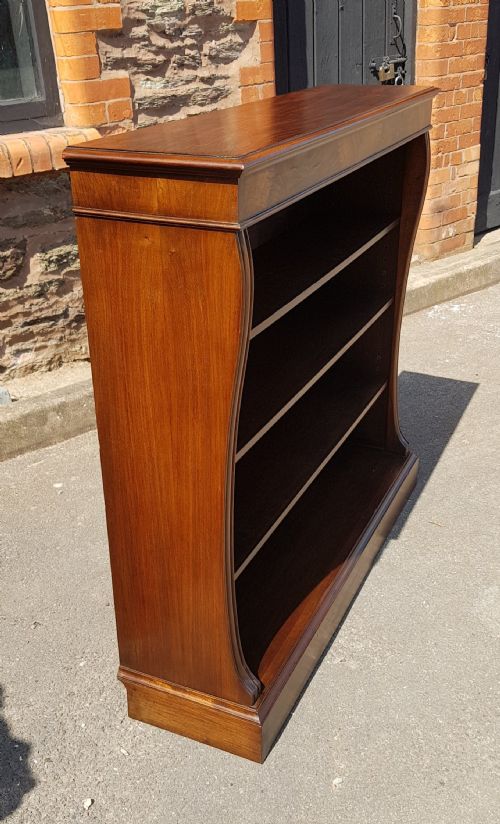 1920S WALNUT OPEN BOOKCASE - ADDITIONAL PHOTO 2