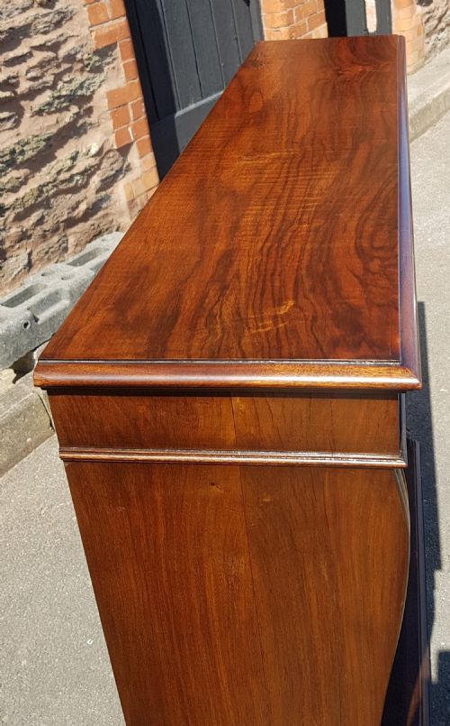 1920S WALNUT OPEN BOOKCASE - ADDITIONAL PHOTO 3