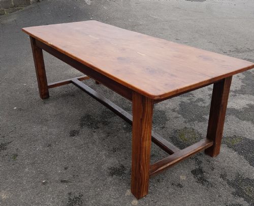 1920 YEW WOOD FARMHOUSE TABLE - ADDITIONAL PHOTO 1