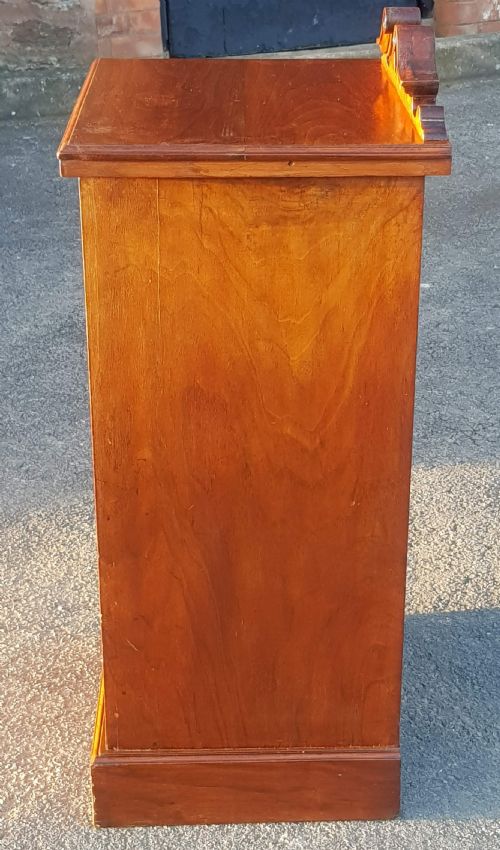 EDWARDIAN WALNUT BEDSIDE CABINET - ADDITIONAL PHOTO 1