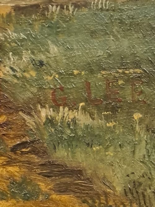 PAIR OF 1920S OIL PAINTINGS OF COUNTRY COTTAGE SCENES - ADDITIONAL PHOTO 2