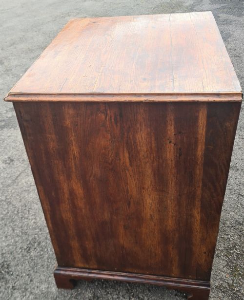 DUCTH MARQUETRY OAK CHEST OF DRAWERS - ADDITIONAL PHOTO 4