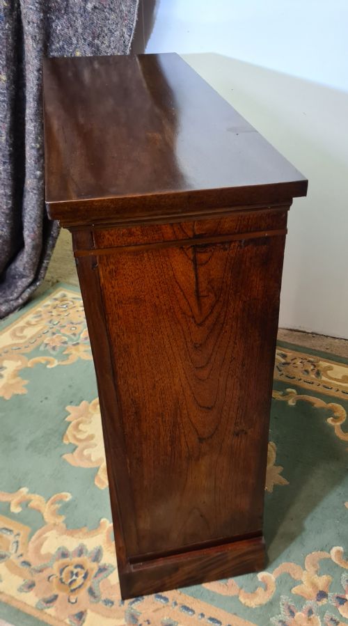 VICTORIAN MAHOGANY DWARF BOOKCASE - ADDITIONAL PHOTO 1