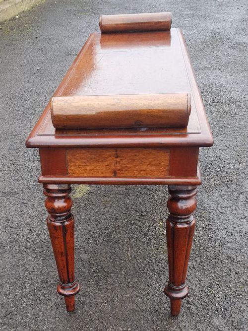 VICTORIAN MAHOGANY WINDOW SEAT - ADDITIONAL PHOTO 3