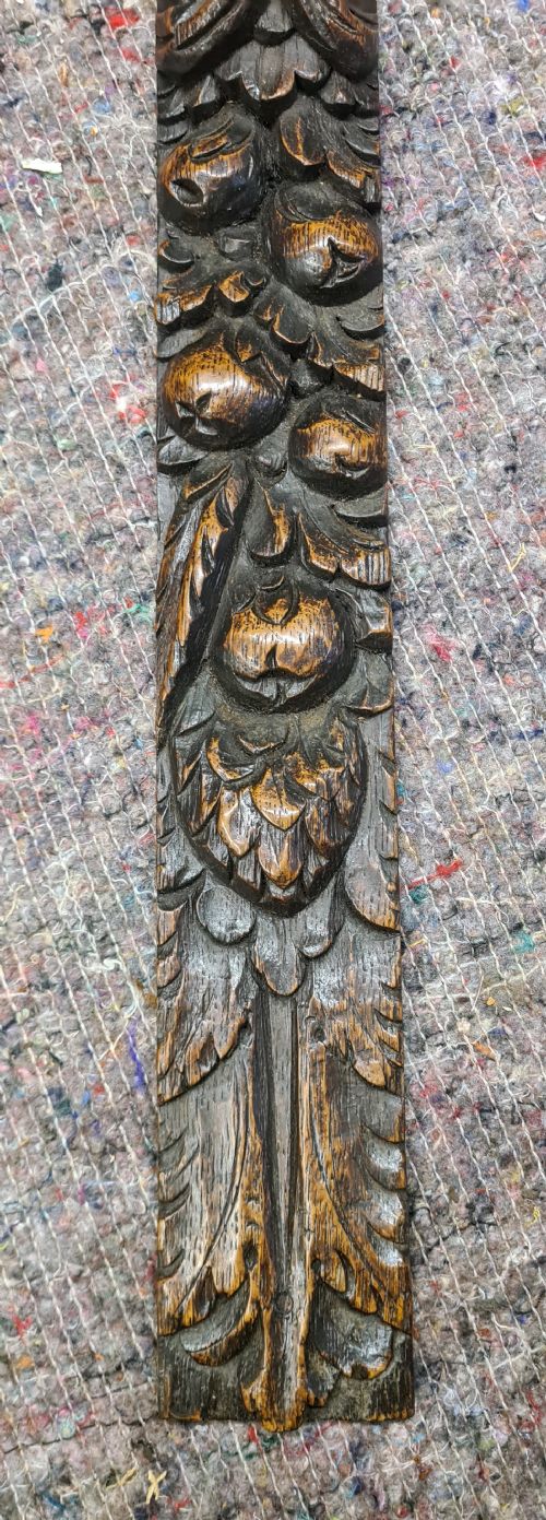 PAIR OF 17TH CENTURY CARVED OAK CARYATID - ADDITIONAL PHOTO 2