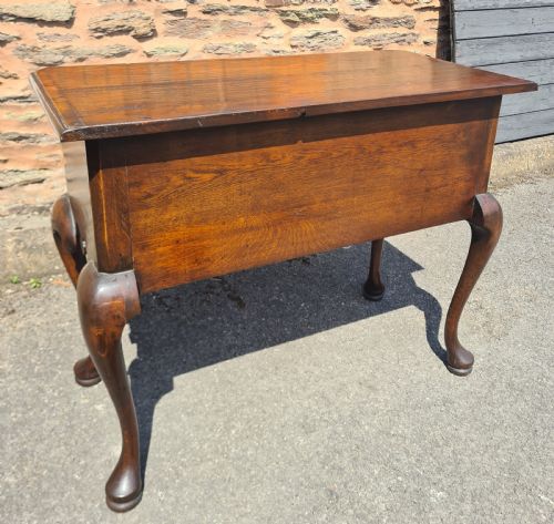 1920S GEORGIAN STYLE OAK LOWBOY - ADDITIONAL PHOTO 3