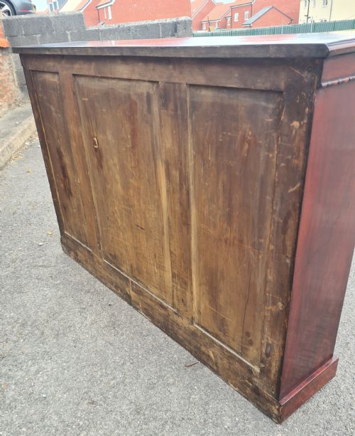 19TH CENTURY MAHOGANY OPEN BOOKCASE - ADDITIONAL PHOTO 6
