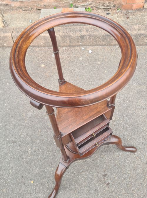 GEORGIAN MAHOGANY WIG STAND - ADDITIONAL PHOTO 2