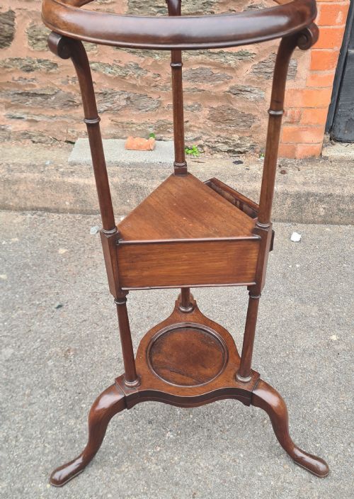 GEORGIAN MAHOGANY WIG STAND - ADDITIONAL PHOTO 3