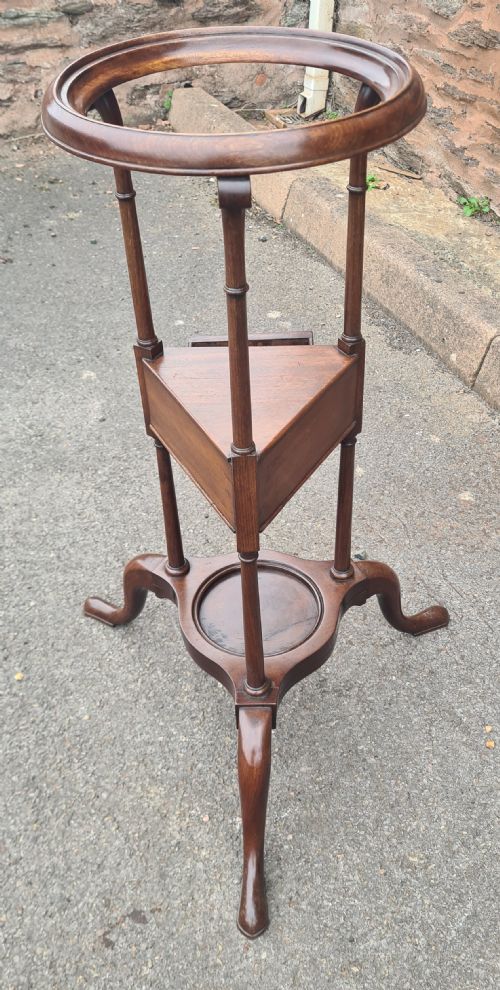 GEORGIAN MAHOGANY WIG STAND - ADDITIONAL PHOTO 4