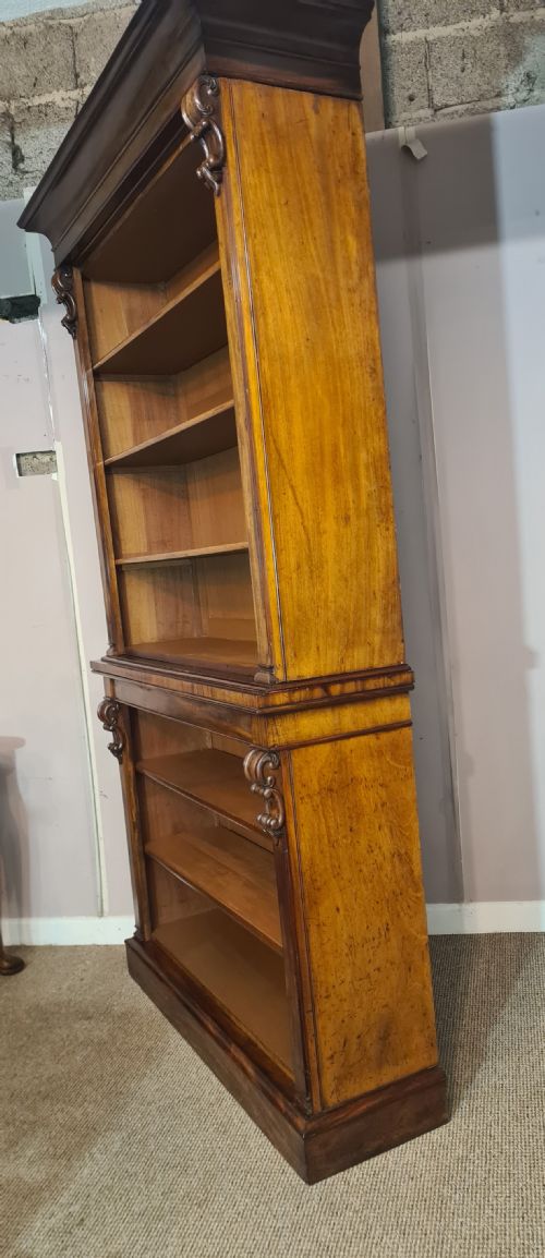 19TH CENTURY MAHOGANY LIBRARY BOOKCASE - ADDITIONAL PHOTO 1