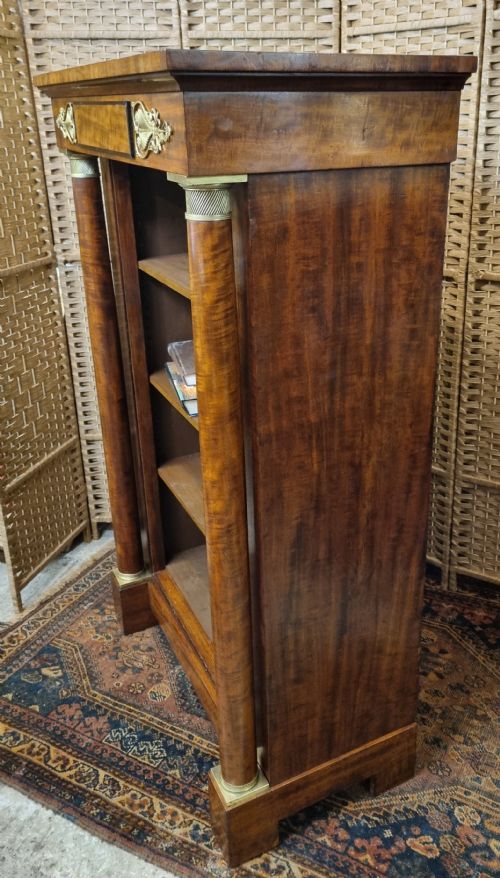 FRENCH EMPIRE ORMOLU MOUNTED MAHOGANY BOOKCASE - ADDITIONAL PHOTO 4